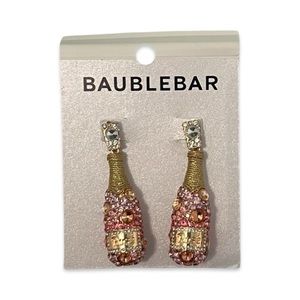 BaubleBar Bottle of Rose Statement Earrings